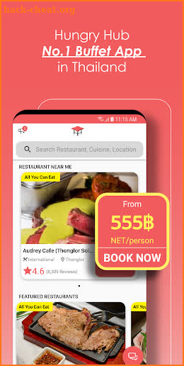 Hungry Hub - Thailand Dining Offer App screenshot