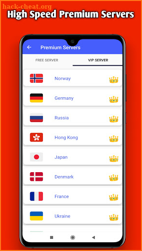 Hunter VPN Network - Change ip all Country screenshot