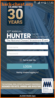 HunterHotelConference screenshot