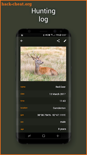 Hunting Calendar Pro screenshot