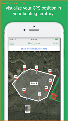Hunting Map, the GPS for hunters screenshot