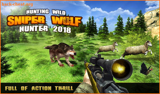 Hunting Wild Animals Sniper 3D - Wolf Hunter 2018 screenshot