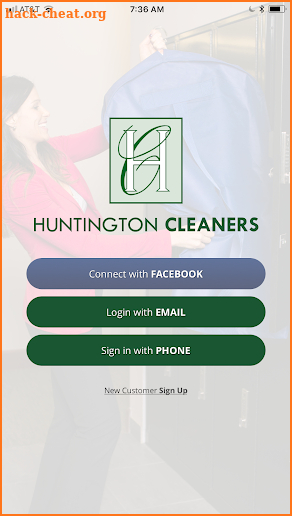 Huntington Cleaners screenshot