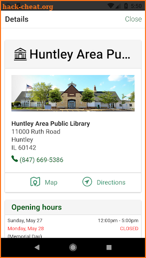 Huntley Public Library screenshot