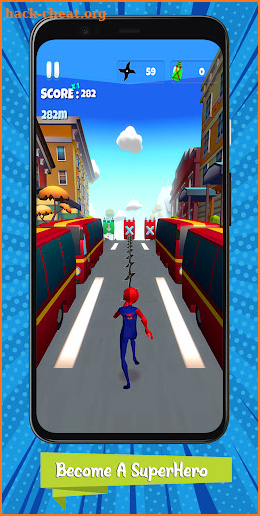 Huntsman Spider superhero run screenshot