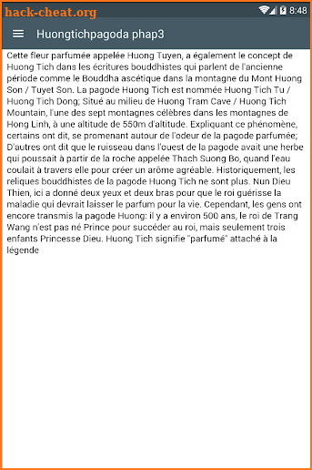 Huongtichpagoda phap3 screenshot