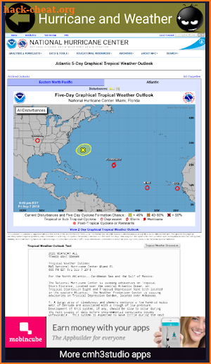 Hurricane & Weather info screenshot