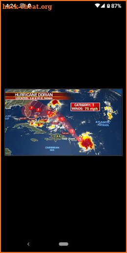 Hurricane Dorian screenshot