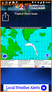 Hurricane Tracker WESH 2 screenshot