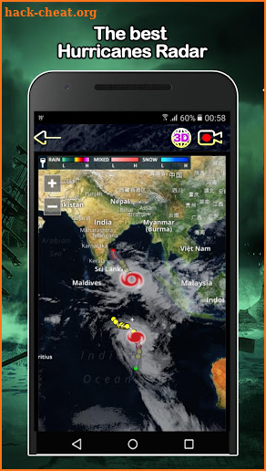 Hurricanes and Storms Tracker screenshot