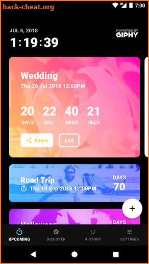 Hurry - Countdown to Birthday/Vacation (& Widgets) screenshot
