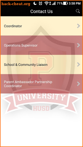 HUSD Parent University screenshot