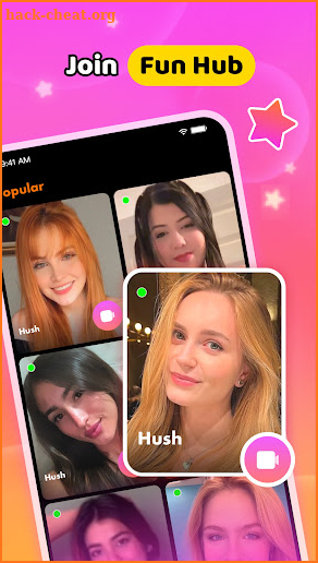 Hush - Live Video Chat screenshot