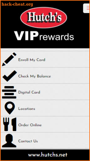 Hutch's VIP Rewards screenshot