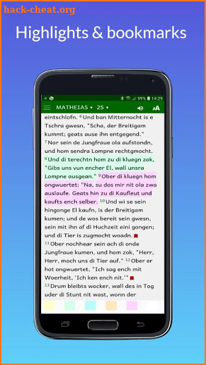 Hutterite Bible screenshot