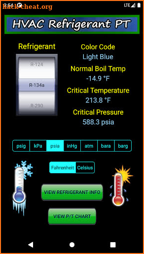 HVAC Refrigerant PT - A/C screenshot