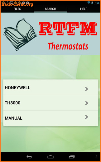 HVAC Thermostats screenshot