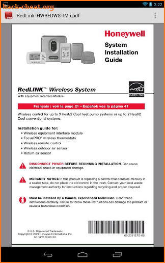 HVAC Thermostats screenshot