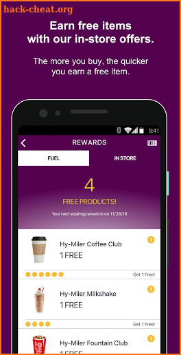 Hy-Miler Rewards screenshot