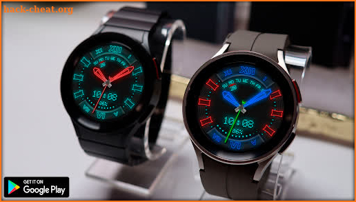 Hybrid NEON Color Watchface screenshot