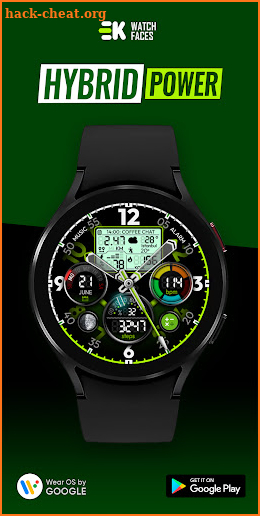 Hybrid Power - Watch Face screenshot