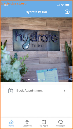 Hydrate IV Bar screenshot