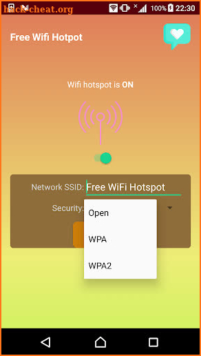 Hyper Portable Wifi Hotspot screenshot