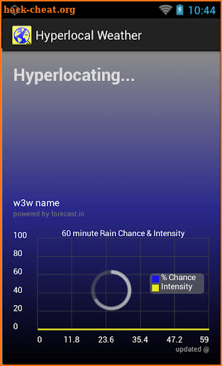 Hyperlocal Weather screenshot