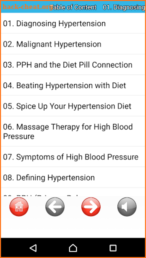 Hypertension Hi blood pressure screenshot