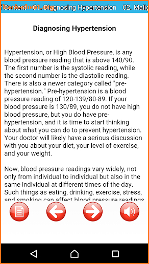 Hypertension Hi blood pressure screenshot
