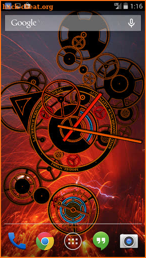 Hypno Clock Live Wallpaper screenshot