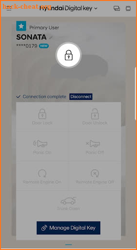 Hyundai Digital Key (for 2020 Sonata) screenshot