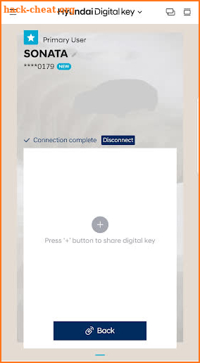 Hyundai Digital Key (for 2020 Sonata) screenshot