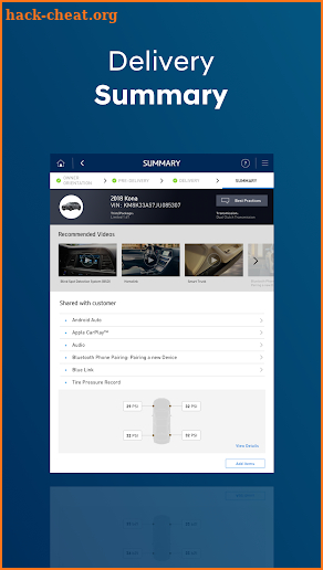 Hyundai Sales Process screenshot