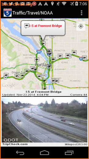 I-5 Traffic Cameras Pro screenshot