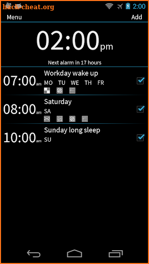 I Can't Wake Up! Alarm Clock screenshot