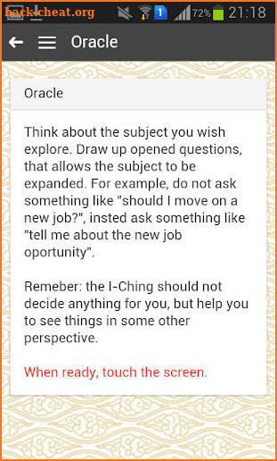 I-Ching: Book of Changes screenshot