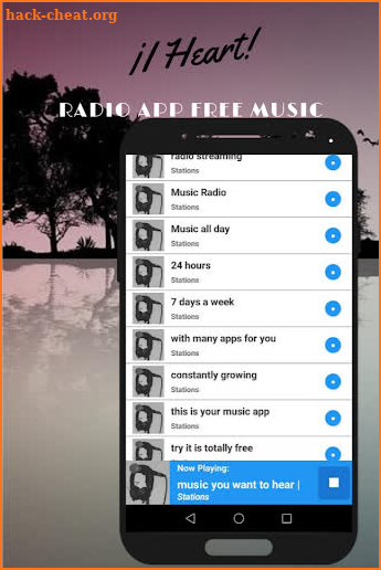 i heart radio app free music screenshot