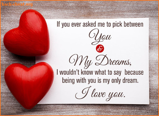 I love you quotes with romantic images screenshot