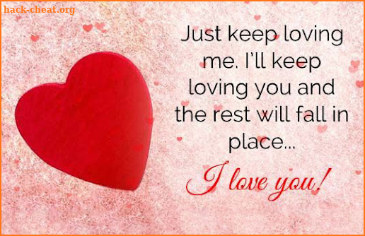 I love you, Romantic Messages, Images Gifs, Quotes screenshot