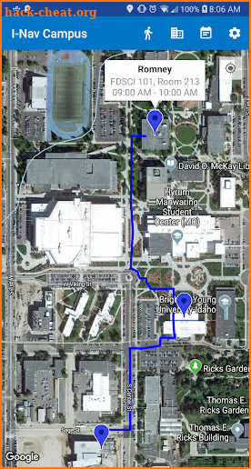 I-Nav Campus - BYU-I Map, Directions & Schedule screenshot