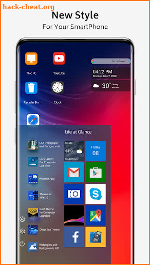 i-OS 14 Theme for Computer Launcher screenshot