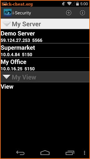 i-Security screenshot