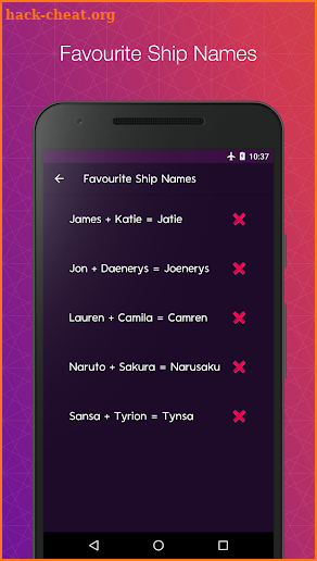 I Ship It - Fandom Couple Name Generator LOVE GAME screenshot