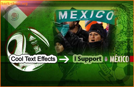 I Support Mexico FIFA 2018 Photo Editor screenshot