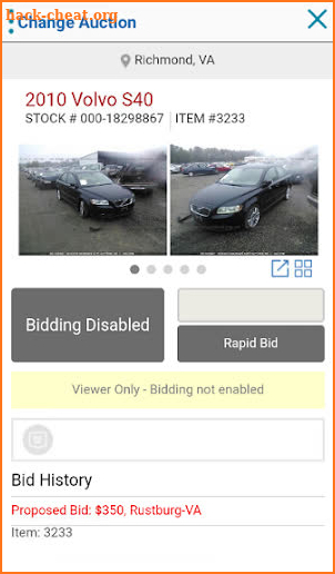 IAA Buyer Salvage Auctions screenshot