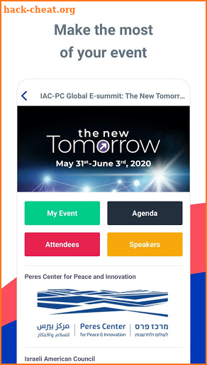 IAC Summits screenshot