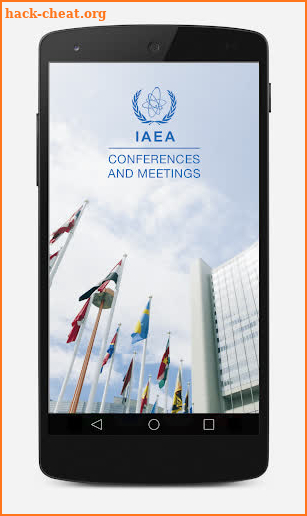 IAEA Conferences and Meetings screenshot