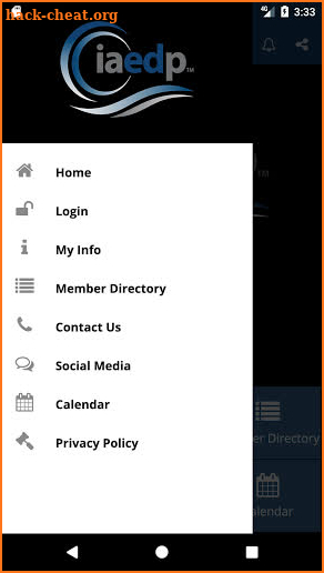 iaedp Membership App screenshot