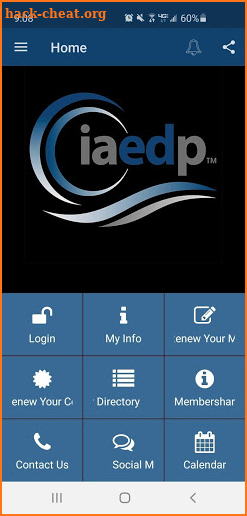 iaedp Membership App screenshot